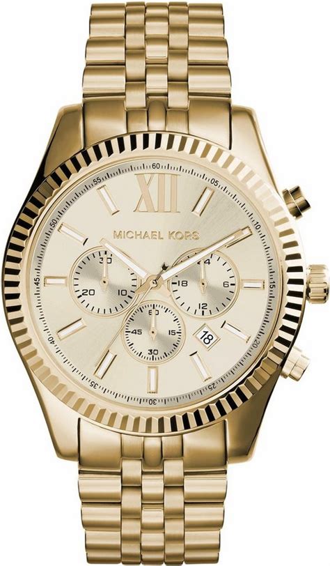 michael kors chronograph lexington|replace movement michael kors 8281.